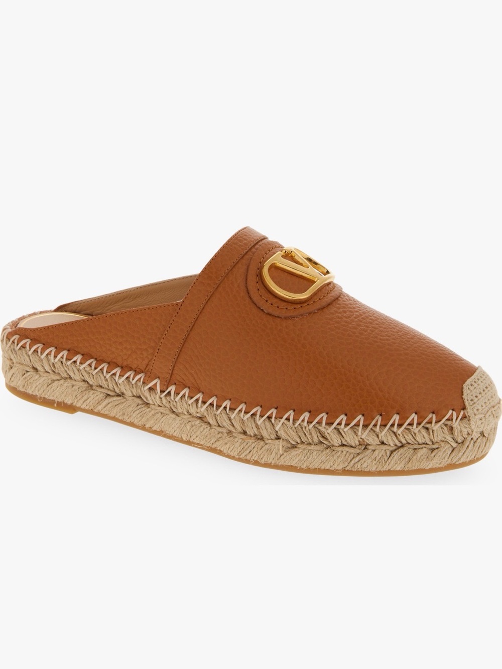 Valentino Garavani V Logo Espadrille Mules